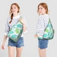 thumbnail image 3 of Sunset Turtle Sling Backpack - Tropical Ocean & Beach Print, Fashionable Crossbody Bag for Students & Office Workers, 3 of 4