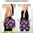 thumbnail image 4 of FORMRS Womens Corduroy Tote Bag Crossbody Shoulder Handbag with Pocket, Candy Cosmic Swirls, 4 of 7