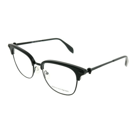 Alexander McQueen Iconic AM 0152O 001 Unisex  Square Eyeglasses