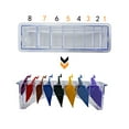 thumbnail image 4 of Limit Comb Storage Case, Large Capacity Plastic  Storage Box, Professional Use For Storing Limit Combs Hair Salon Barber Shop 8 Slots,10 Slots, 4 of 8
