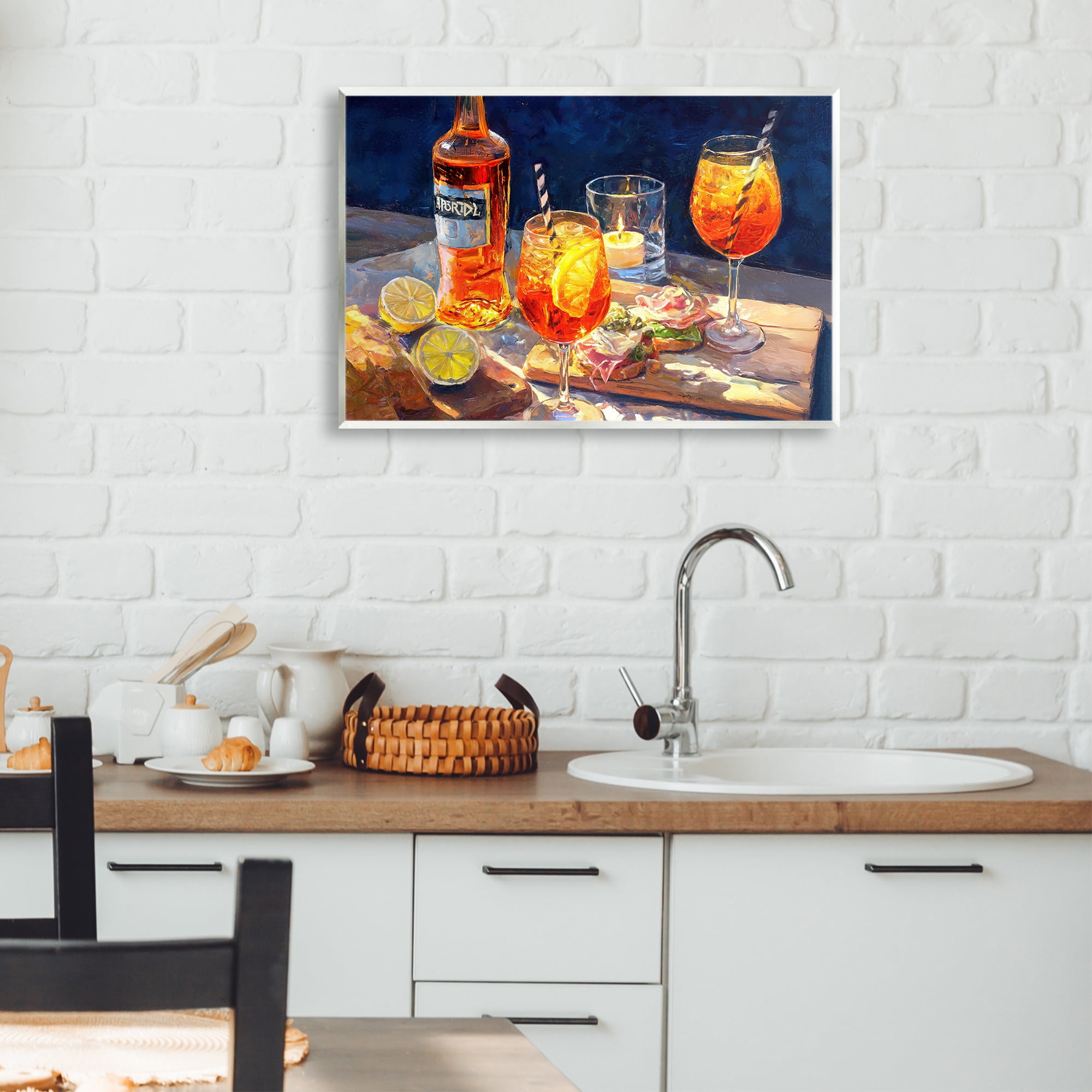 Sprits Table Still Life Wall Plaque Art, design by Ziwei Li