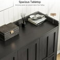 thumbnail image 6 of 40" Shoe Cabinet with 3 Doors & Adjustable Shelves for 30 Pairs, Tall Farmhouse Shoe Storage Rack for Entryway Living Room Closet, 6 of 9