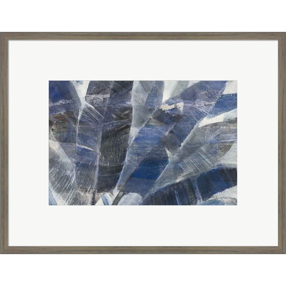Great Art Now Twilight Palms by Albena Hristova, Framed Wall Art, 27W x 21H