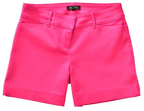 tailored pink shorts