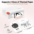 thumbnail image 3 of Impresora de pegatinas ORGBRO X3 Mini Thermal Bluetooth 300dpi, 3 of 8