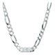 thumbnail image 3 of JOYARIS Cadena Diamantada Artesanal Figaro 3x1 Plata 925 75cm X 7mm DM-0001437, 3 of 4