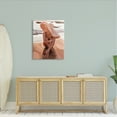 thumbnail image 2 of Stupell Industries Woman Sitting Enjoying Ocean Shore Summer Beach Graphic Art Gallery Wrapped Canvas Print Wall Art, Design by Amelia Noyes, 2 of 7