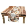 thumbnail image 1 of Floral Table Runner, Coming of the Spring Themed Blossoming Petals Leaves Illustration, Dining Room Kitchen Rectangular Runner, 3 Sizes, by Ambesonne, 1 of 2