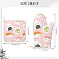 thumbnail image 4 of Kll Cute Sushi Oven Gloves And Pot Holders Grill Gloves - Oven Gloves And Pot Holders, Non-Slip Cooking Gloves With Recycled Pads, 4 of 9