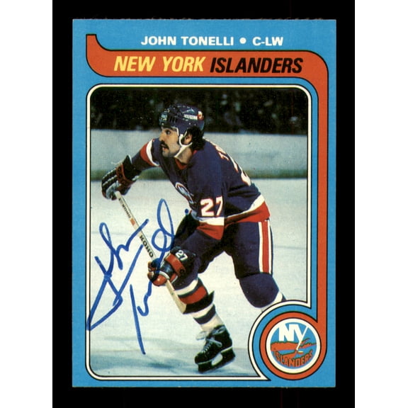John Tonelli Autographed 1979-80 Topps Rookie Card #146 New York Islanders SKU #251318