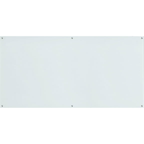 Lorell Dry-Erase Board Glass 96"Wx1/10"Lx48"H White 55665