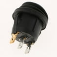 thumbnail image 3 of 3 piezas 12V 200V Coche Camión Interruptor Interruptor led lámpara azul Control de encendido y apagado Yotijar Interruptor redondo para barco, 3 of 10