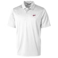 thumbnail image 2 of Cutter & Buck White New Mexico State Aggies Primary Team Logo Prospect Textured Stretch Polo, 2 of 3