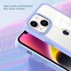 thumbnail image 5 of Entronix Funda Transparente para iPhone 14: Carcasa con Marco Cromado, Color Morado, 5 of 7