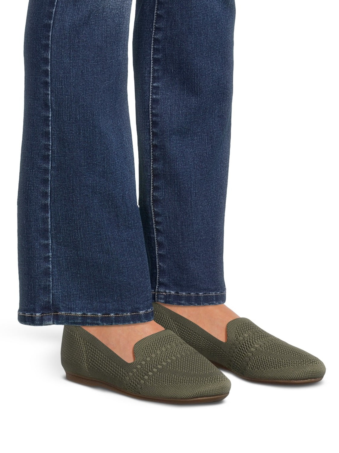 Time and Tru Women's Knit Loafers
