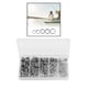 thumbnail image 5 of 200 piezas de anillos de pesca de material acero inoxidable conjunto de conectores de aparejos de señuelo, varios tamaños, 5 of 9