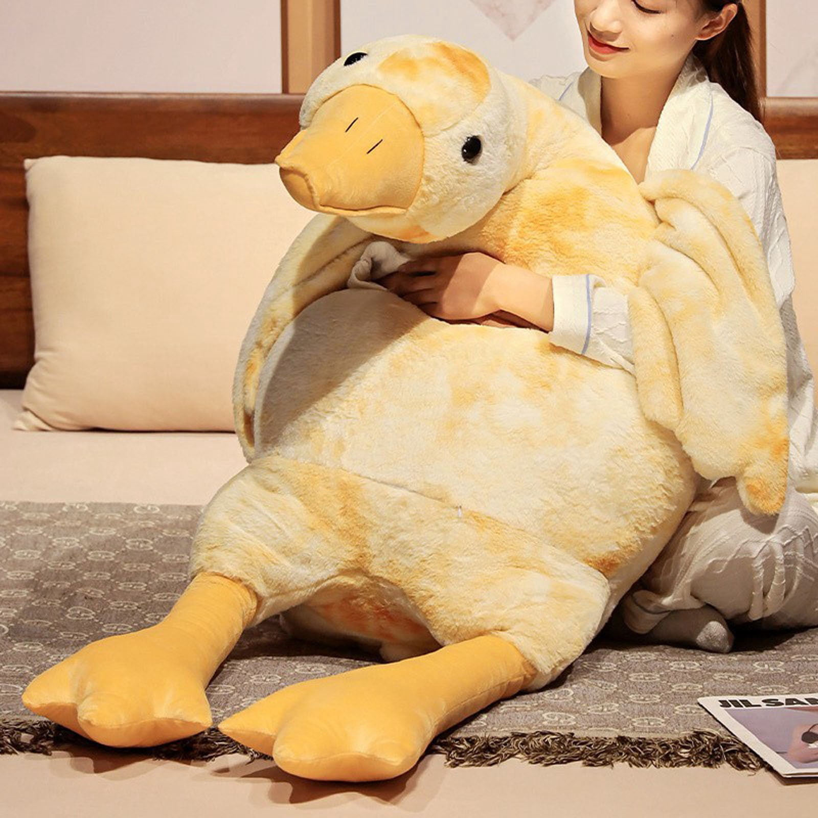 Sruoe Stuffed Animals, Easter Gifts for Kids, Goose Stuffed Animal, Giant Stuffed Animal，Soft Goose Plush, Plush Toys Easter Gifts Toys Gifts Cute Stuffed Animals, Plush Dolls Girls Boys