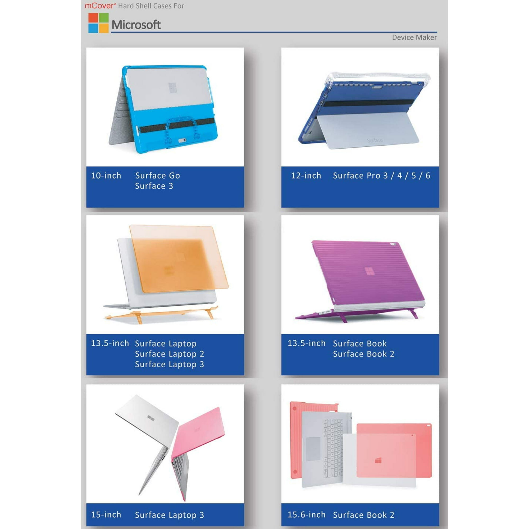 mCover Hard Shell Case for 2019 15-inch Microsoft Surface Laptop