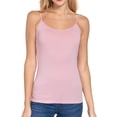 thumbnail image 2 of Active Basic Women & Juniors Solid Plain Adjustable Spaghetti Strap Layering Cropped Camisole Tank Top, 2 of 4
