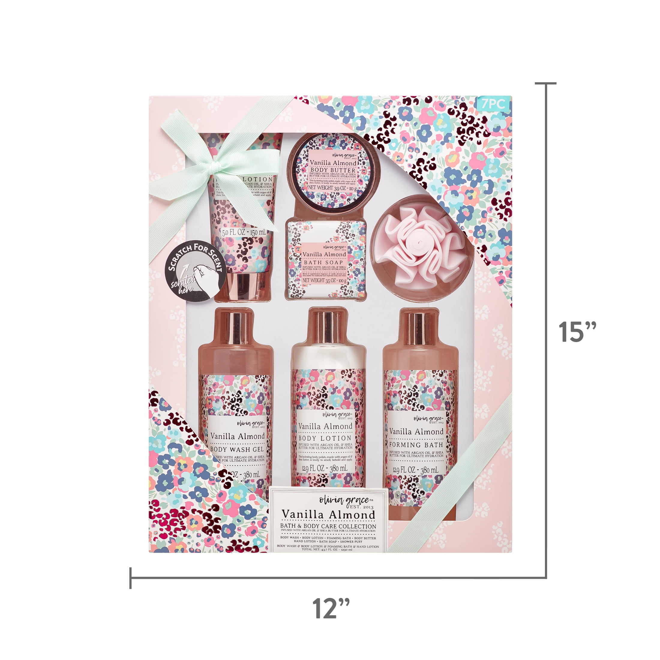 Olivia Grace 7pc Bath & Body Set - Walmart Business Supplies