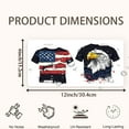 thumbnail image 2 of Flag themed T-shirts Front License Plate,Metal License Plate,Funny Standard Plates Personalized Novelty Decorative For Men/Women/Boys/Girls Car 6×12 Inch, 2 of 7