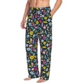 thumbnail image 6 of Sikiie Watercolor Meadow Flowers Pajama Pants Men, PJ Bottoms, Sleep & Lounge Pants-XX-Large, 6 of 6