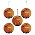 thumbnail image 1 of Fiudx Colgante de Madera para Halloween, Decoración Única para Árbol, Diseño Impreso a Alta Temperatura, Etiqueta Colgante Versátil, Ideal para Intercambio de Regalos de Oficina, Decoración para Fies, 1 of 1