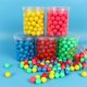 thumbnail image 3 of 100 bolas para contar, 2 cm, pequeñas, suaves, ligeras, de diferentes colores, juguete educativo para contar, herramienta de aprendizaje preescolar con tubo de almacenamiento, color verde, 3 of 5