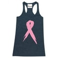 thumbnail image 1 of "Mom's Favorite - Women's Racerback Tank Top, up to Women Size 2XL - Cancer Ribbon", 1 of 5