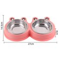 thumbnail image 3 of Alimentador de agua para comida para perros, platos de alimentación elevados dobles, cuenco para gatos, alimentador para gatos, 3 of 5