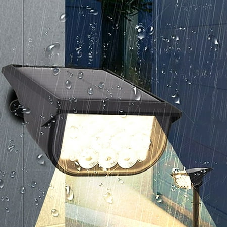 

JOGZMZ Solar Meadow Light LED Watertight Outdoor Scenery Garden Villa Courtyard Limelight Ground Tree Light Can Be Installed on The Ground Or Against The Wall