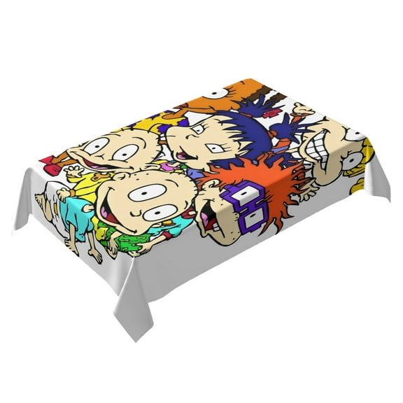 Rugrats Themed Square Tablecloth 54 * 72 Inches Durable Stylish