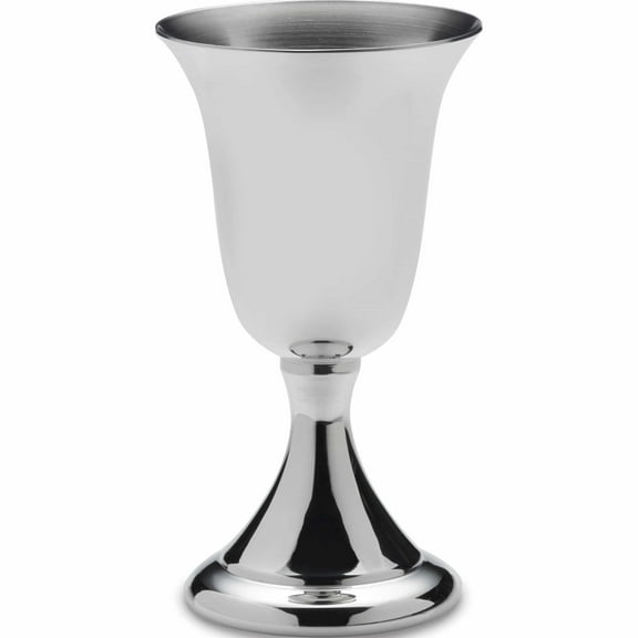 Fashion Empire Polished Pewter Water Goblet (3.5 X 3.5) Made In United States -Jewelry By Sweet Pea