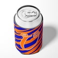 thumbnail image 4 of Carolines Treasures CJ1036-UCC Letter U Initial Monogram - Tiger Stripe Blue And Orange Can Or Bottle  Hugger, 4 of 5