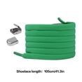 thumbnail image 2 of Qarigey Cordones elásticos, hebilla de presión, banda de goma, cordones para zapatos deportivos Accesorios de calzado Verde, 2 of 6