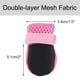 thumbnail image 2 of Zapatos para perros resistentes al agua Botas para perros cómodas y transpirables Protectores de patas antideslizantes Rosa 4 piezas, L, 2 of 7
