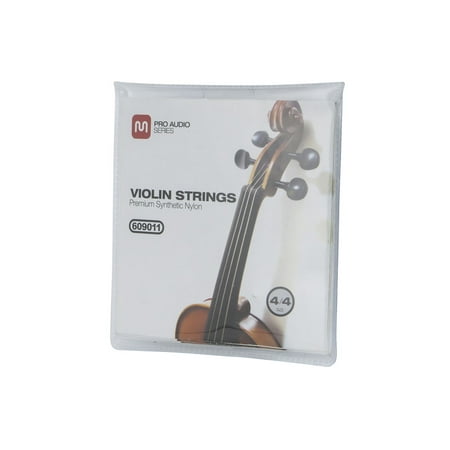MONOPRICE Violin Strings, Premium Synthetic, Size
