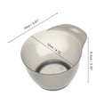 thumbnail image 2 of Unique Bargains 1 Set Durable Hair Dye Color Bowl Kit for Bathroom Vanities Gray Plastic, 2 of 4