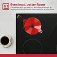 thumbnail image 4 of Holstein Housewares Aluminum 6-Cup Stovetop Espresso and Coffee Maker - Greca Red, 4 of 10