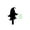A, variant on Halloween Black Acrylic Ghost Ground Stake,Glow in The Dark Face,Waterproof Luminous Yard Insert for Lawn Garden Decor,Outdoor Landscape