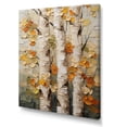 thumbnail image 2 of Designart "American Basswood Tree in Beige I" Landscapes Canvas Wall Art - Country Orange Tree Hallway Wall Art Decor, 2 of 6