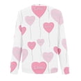 thumbnail image 4 of Chandails à Capuchon de Mode pour Femmes 2023 Col Rond Imprimé Manches Longues Hauts Imprimés Blouse Régulière 50 % de Rabais Liquidation Costumes Halloween/noël, 4 of 4