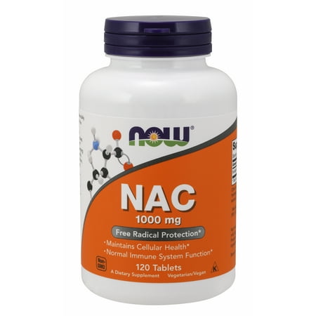 NOW Supplements, N-Acetyl-Cysteine 1000 mg, 120