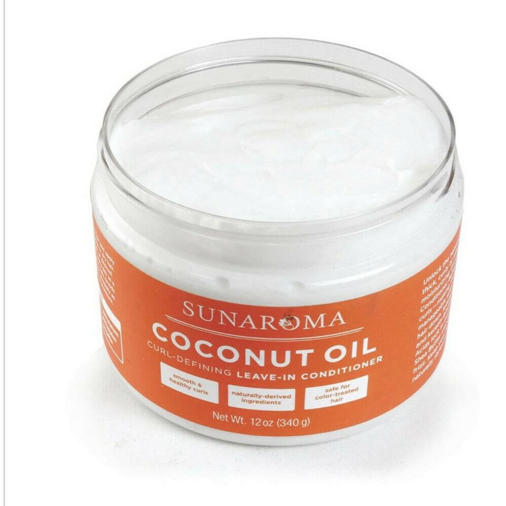 Sunaroma Leave In Conditioner Coconut Oil 12 Oz