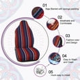 thumbnail image 3 of Unique Bargains Universal Blanket Ethnic Style Bucket Seat Cover for Car SUV Automotive, 3 of 6