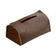 thumbnail image 4 of Caja de Pañuelos Rectangular de Cuero Sintético, Dispensador de Servilletas, Estuche para Servilletas de Papel para Mesa de Café de Oficina. Caqui oscuro, 4 of 8