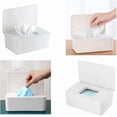 thumbnail image 5 of Wipe Dispenser 1 Pieces Wet Tissue Box Storage Box Wet Wipes Dispenser Dustproof Storage Box Wipes Case, 5 of 5