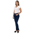 thumbnail image 3 of Pantalón Recto Britos Jeans Mujer Azul Magic Pomp 025256, 3 of 5