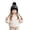 Black, variant on QHFBli Toddler Winter Knit Hat with Ear Flaps, Fleece Lined Beanie for Boys Girls Faux Pom‑Pom Trapper Hat