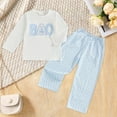 thumbnail image 2 of Kogui Baby Boy Halloween Outfit Fall Winter Toddler Baby Boy Outfit Long Sleeve Sweatshirt Pullover Tops and Pants Set Size 4T 5T (White,4-5 Years), 2 of 8